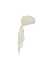 Thalia Lace Headscarf Cream