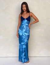 ALAINA DRESS - BLUE ORCHID