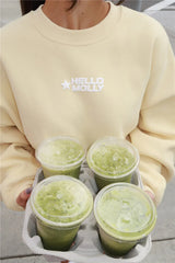 BASE Fleece Round Neck Sweatshirt Butter