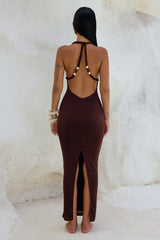 Enora Maxi Dress Espresso
