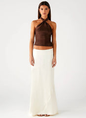 Amber Light Top - Chocolate