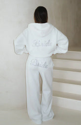 The Bride Wide Leg Sweatpants White