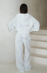 The Bride Wide Leg Sweatpants White