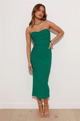 Newest Design Midi Dress Green