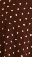 Gigi Maxi Dress - Chocolate/Nude Spot