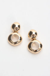 Hilary Drop Earrings Gold