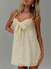 Granno Mini Dress Lemon