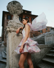 Rosetta Ruffle Mini Dress