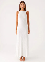 Embrace The Sun Maxi Dress - White