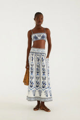 Off-White Flowers Arch Maxi Skirt