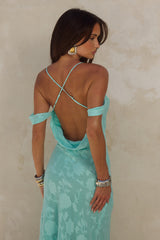 Anita Maxi Dress Aqua