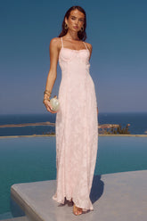 Ellerby Frill Trim Maxi Dress Musk