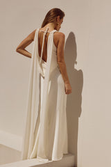 Gabriella Cowl Maxi Dress Ivory
