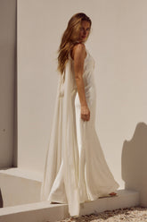 Gabriella Cowl Maxi Dress Ivory