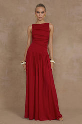 Nalla Maxi Dress Cherry