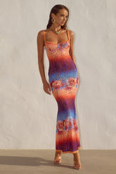 Serina Lace Maxi Dress Nadia Pink Ombre