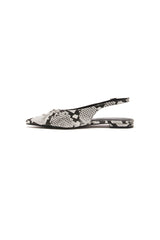 THERAPY Lavin Flat Point Black White Snake