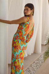 Tiana Maxi Dress Diaz Aqua