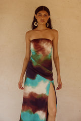 Vega Strapless Maxi Dress Vega Chocolate