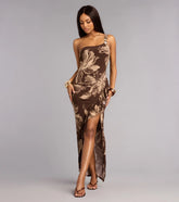 Island After Hours One Shoulder Maxi Dress