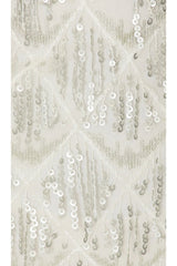 Nia Sequin Fringe Dress