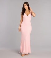 Maya Beaded Sequin Column Formal Dress