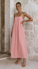 Stayla Maxi Dress - Coral