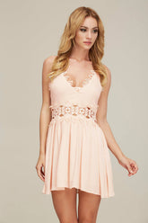 Dreamer Casual Mini Dress Pink