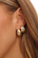 Monroe Stud Earring Set Gold