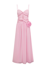 Danika Side Slit Maxi Dress Musk