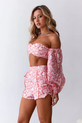 Sweeter Passions Crop Top Red
