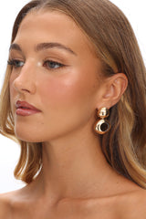 Hilary Drop Earrings Gold