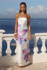 Celeste Maxi Dress Orchid White