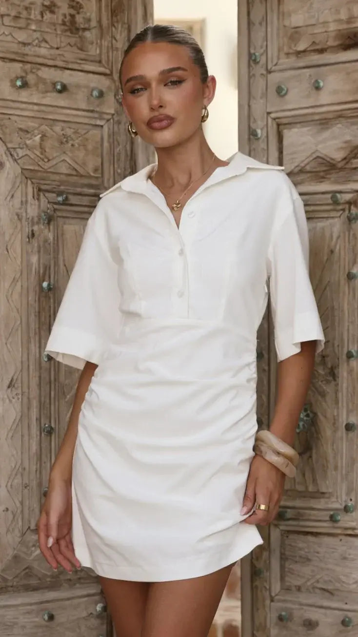 Sydney Mini Dress - White