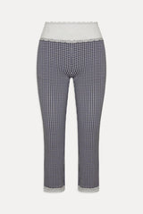 Nikki Gingham Capri Pants - Midnight Wishes
