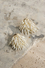 Rayn Cluster Earrings Pearl