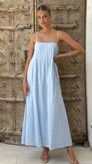 Stayla Maxi Dress - Powder Blue