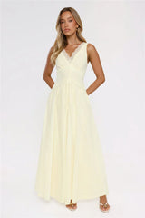 Salted Glow Maxi Dress Yellow