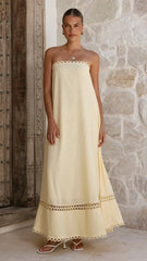 Sandra Maxi Dress - Yellow