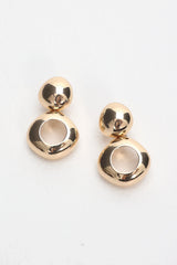 Hilary Drop Earrings Gold