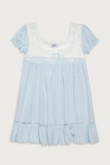 Harmony Mini Dress - Blue Porcelain
