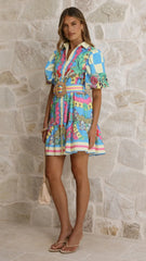 Celene Mini Dress - Tropical Rio
