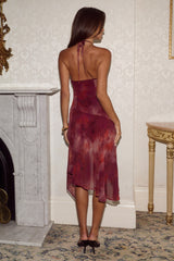 Angeline Handkerchief Mini Dress Quinn Cherry