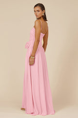 Danika Side Slit Maxi Dress Musk