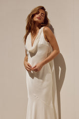 Gabriella Cowl Maxi Dress Ivory