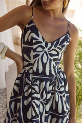 Henrietta Mini Dress Pirah Navy