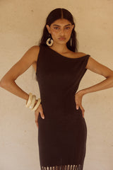 Jacques Knit Maxi Dress Chocolate