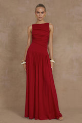 Nalla Maxi Dress Cherry