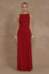 Nalla Maxi Dress Cherry