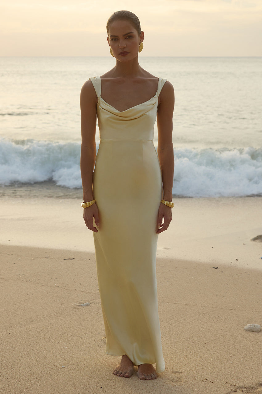 Margot Maxi Dress Lemon